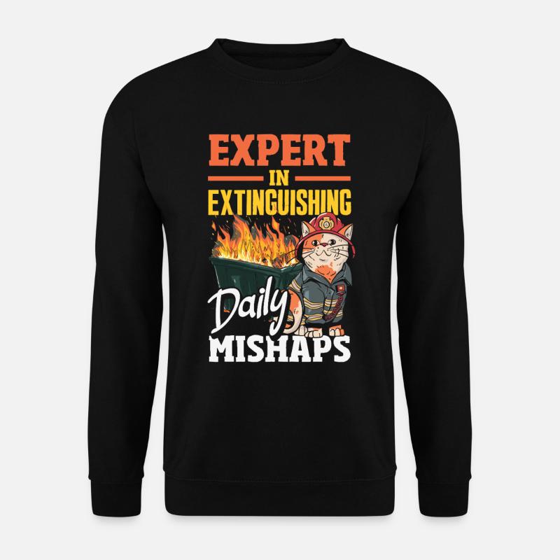 Müllcontainer Fire Response Team Leader - Unisex Pullover - Schwarz