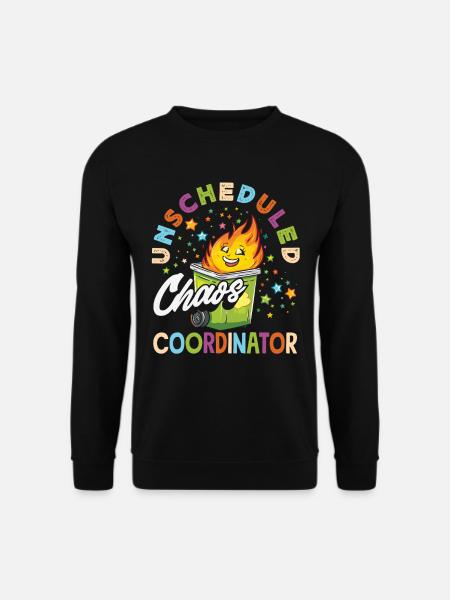 Dumpster Fire Response Team Leader - Unisex Sweatshirt - black