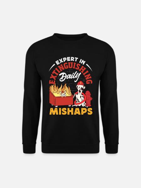 Dumpster Fire Response Team Leader - Unisex Sweatshirt - black