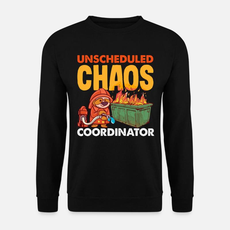 Müllcontainer Fire Response Team Leader - Unisex Pullover - Schwarz