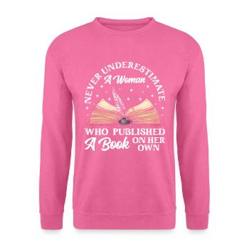 Écrivain Auteur de romans - Sweat-shirt Unisexe - rose - Devant