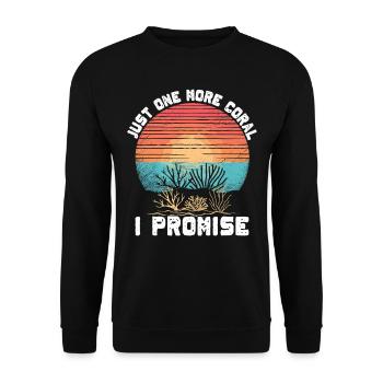 Aquarium Aquarist Coral Fragging - Unisex Sweatshirt - black - Front - Alina (178cm) & Michal (187cm)
