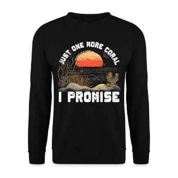 Aquarium Aquarist Coral Fragging - Unisex Sweatshirt - black - Front - Alina (178cm) & Michal (187cm)