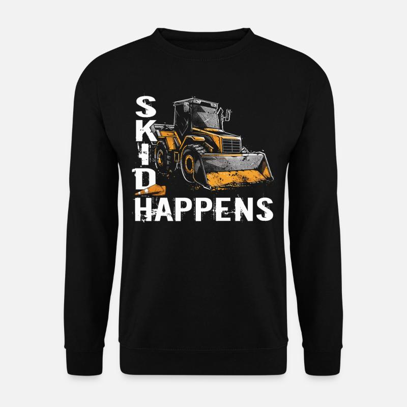 Skid steer loader enthusiasts - Unisex Sweatshirt - black