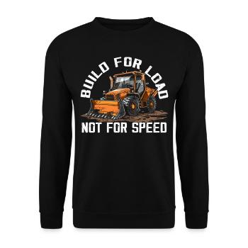 Skid steer loader enthusiasts - Unisex Sweatshirt - black - Front - Alina (178cm) & Michal (187cm)