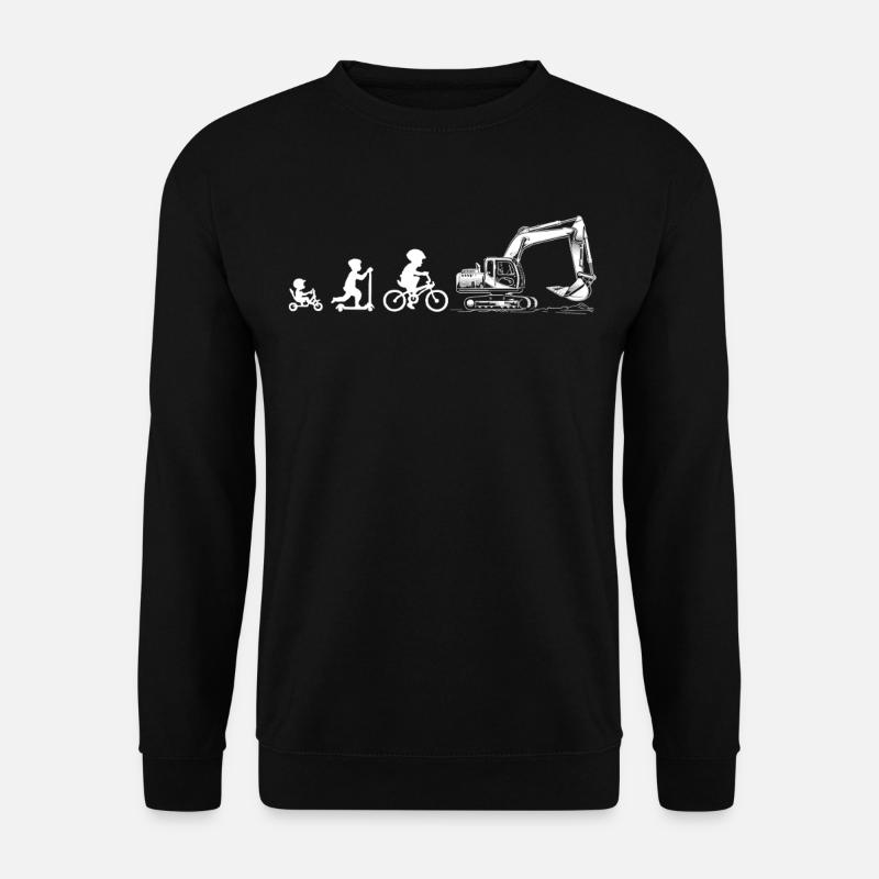 Evolution Amateurs de pelles - Sweat-shirt Unisexe - noir