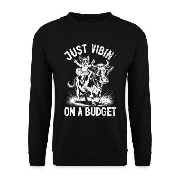 Undiagnosed, but something - Unisex Sweatshirt - black - Front - Alina (178cm) & Michal (187cm)