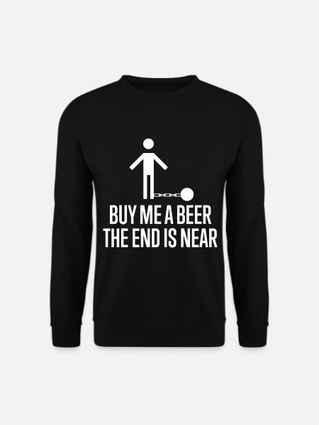 Bier Junggeselle - Unisex Pullover - Schwarz