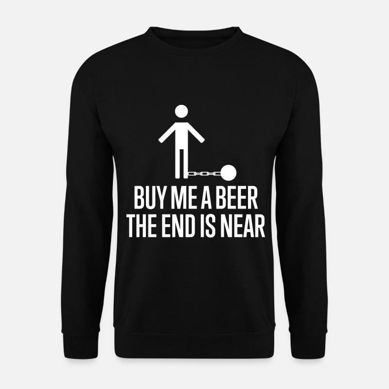 Bier Junggeselle - Unisex Pullover - Schwarz
