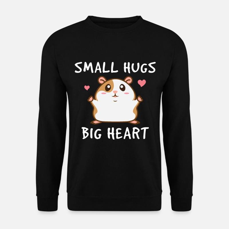 Hamster Umarmung - Unisex Pullover - Schwarz