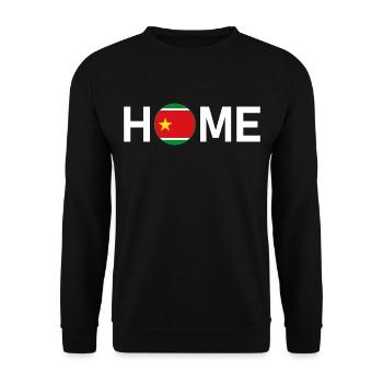 Drapeau De La Guadeloupe Antilles Gwada 971 Home - Sweat-shirt Unisexe - noir - Devant - Alina (178cm) & Michal (187cm)