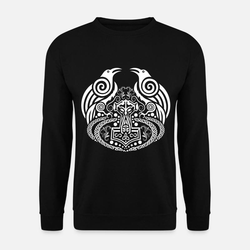 Wikinger Kunst - Unisex Pullover - Schwarz