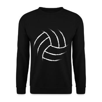 beach volleyball - Unisex Sweatshirt - black - Front - Alina (178cm) & Michal (187cm)