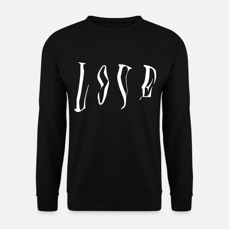 LOVE - Unisex Pullover - Schwarz