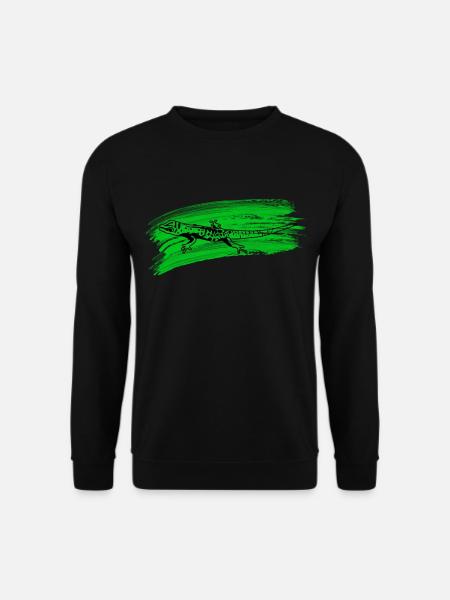 Gecko Seychelles Seychelles Reptile Vacances Vacances - Sweat-shirt Unisexe - noir