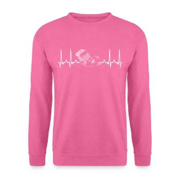 Moteur Simson S51 M54 - M541 - Heartbeat - Sweat-shirt Unisexe - rose - Devant