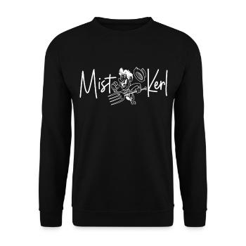 Mistkerl - Unisex Pullover - Schwarz - Vorne - Alina (178cm) & Michal (187cm)