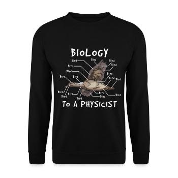 Expert en physique - Sweat-shirt Unisexe - noir - Devant - Alina (178cm) & Michal (187cm)