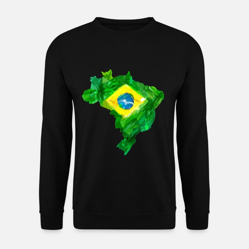 Brasilien - Unisex Pullover - Schwarz