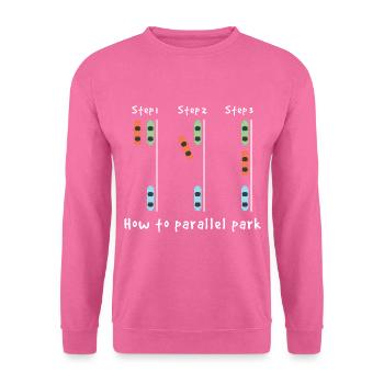Einparken - Unisex Pullover - Pink - Vorne