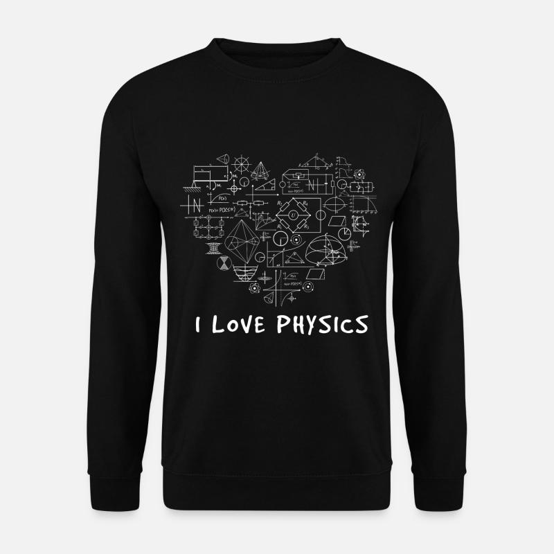 Ich liebe Physik - Unisex Pullover - Schwarz