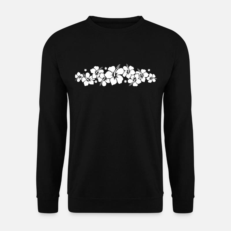 Hibiscus Flower - HAWAII - Unisex Sweatshirt - black