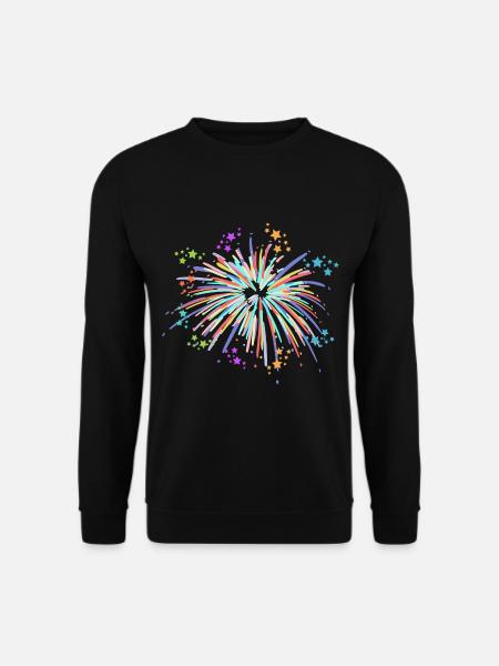 Feux d'artifice pyrotechniques - Sweat-shirt Unisexe - noir