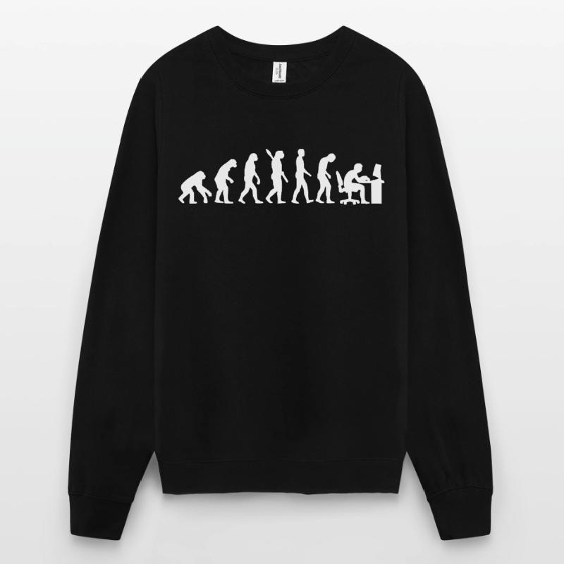 Evolutuion - Programmer , PC - Born to Coding Unisex Sweatshirt