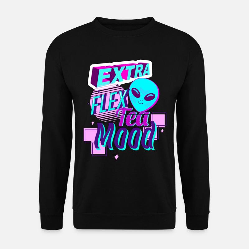 Pop art tea time - Unisex Sweatshirt - black