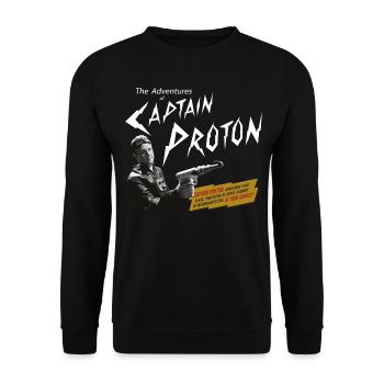 Star Trek Voyager Captain Proton - Sweat-shirt Unisexe - noir - Devant - Alina (178cm) & Michal (187cm)
