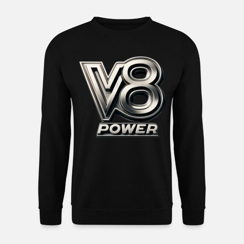 V8 power - Unisex Sweatshirt - black