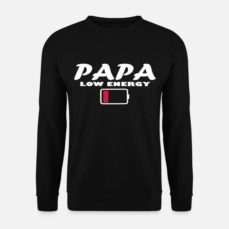 Vatertag Papa Held Geschenk - Unisex Pullover - Schwarz