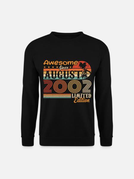 2002 August Geschenkidee August 2002 - Unisex Pullover - Schwarz