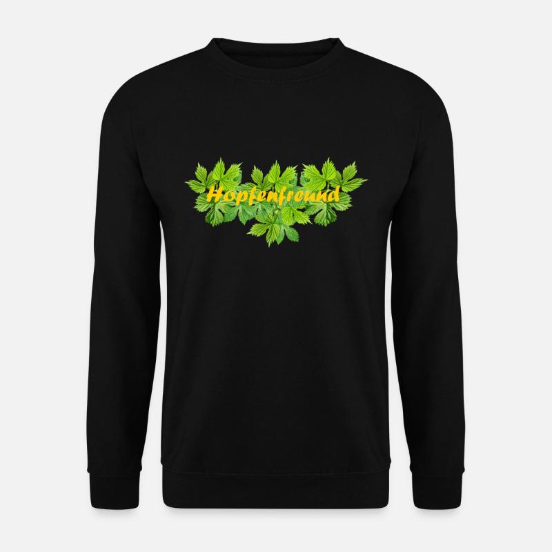 Hopfenfreund Bier Biertrinker Weihnachtsgeschenk - Unisex Pullover - Schwarz