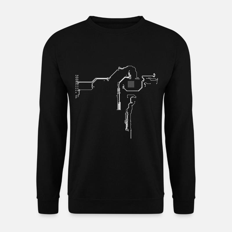 Electronic PCB - Unisex Sweatshirt - black