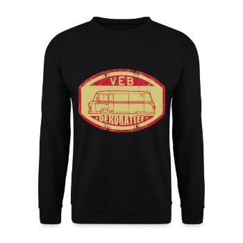 Barkas b 1000 - VEB Dekoratief - Sweat-shirt Unisexe - noir - Devant - Alina (178cm) & Michal (187cm)