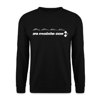 Wartburg - IFA mobile DDR - Historique - Sweat-shirt Unisexe - noir - Devant - Alina (178cm) & Michal (187cm)