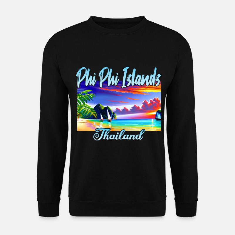 Îles Phi Phi - Sweat-shirt Unisexe - noir