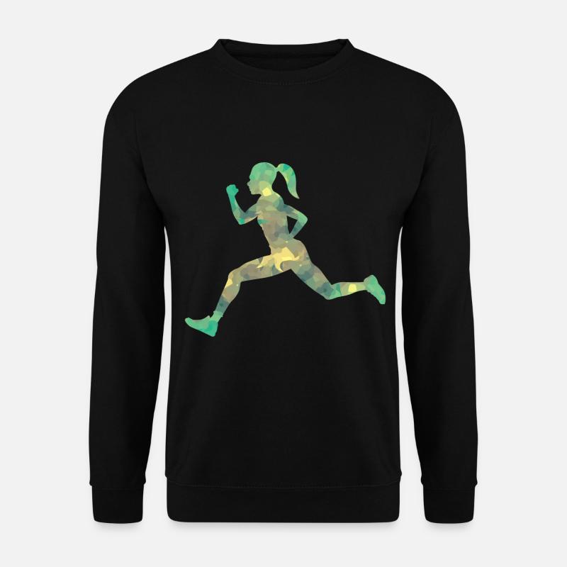 Sprinterin - Unisex Pullover - Schwarz