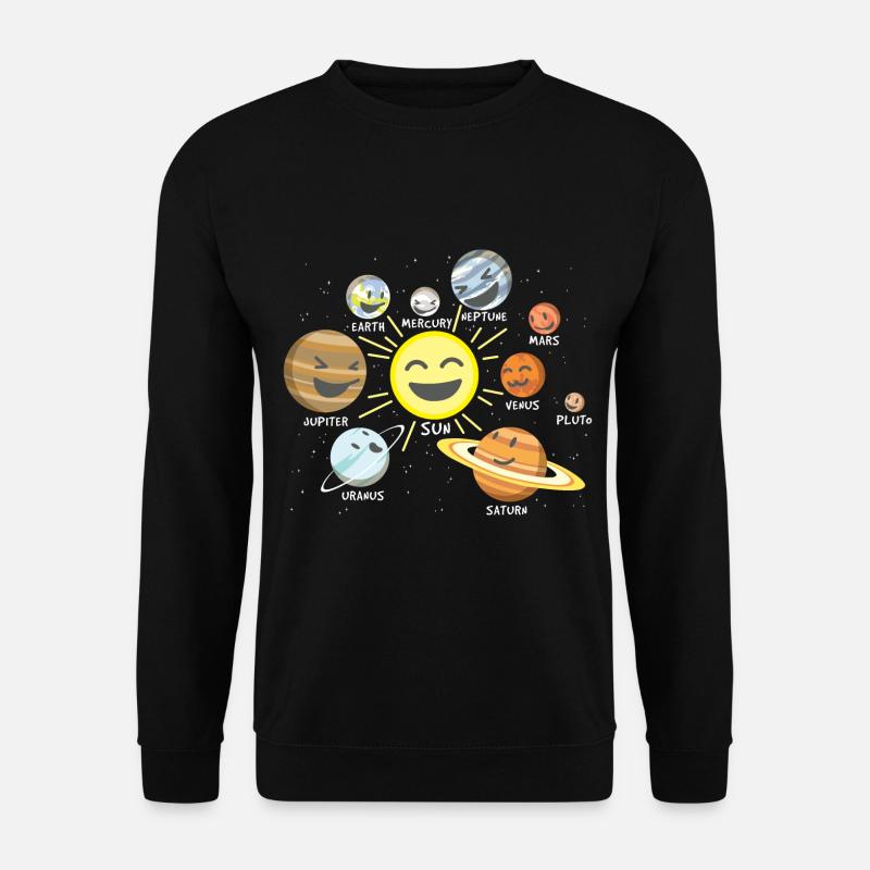 système solaire - Sweat-shirt Unisexe - noir