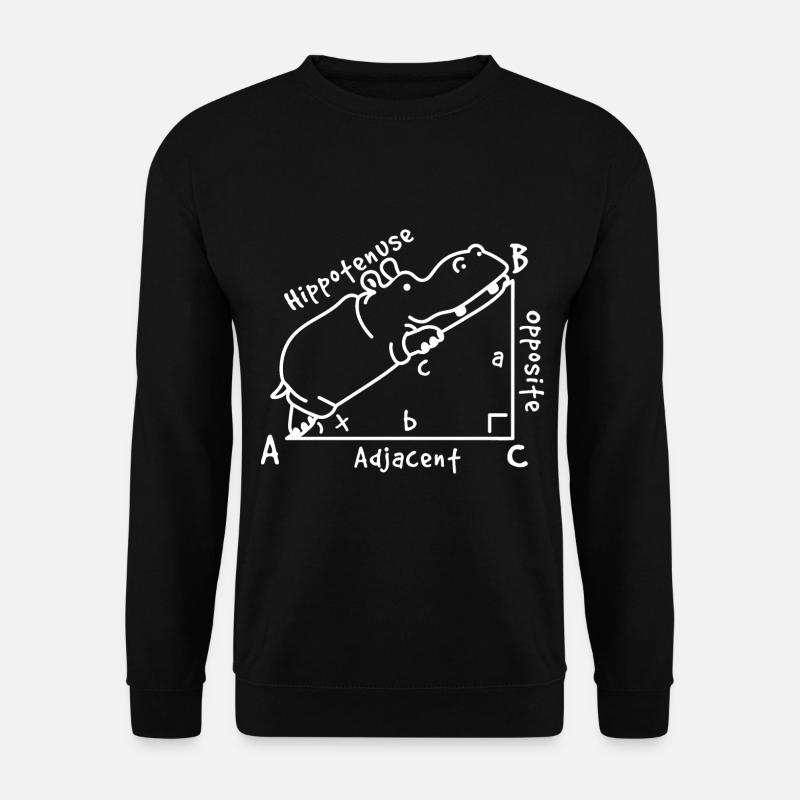 Géométrie du triangle mathématique - Sweat-shirt Unisexe - noir