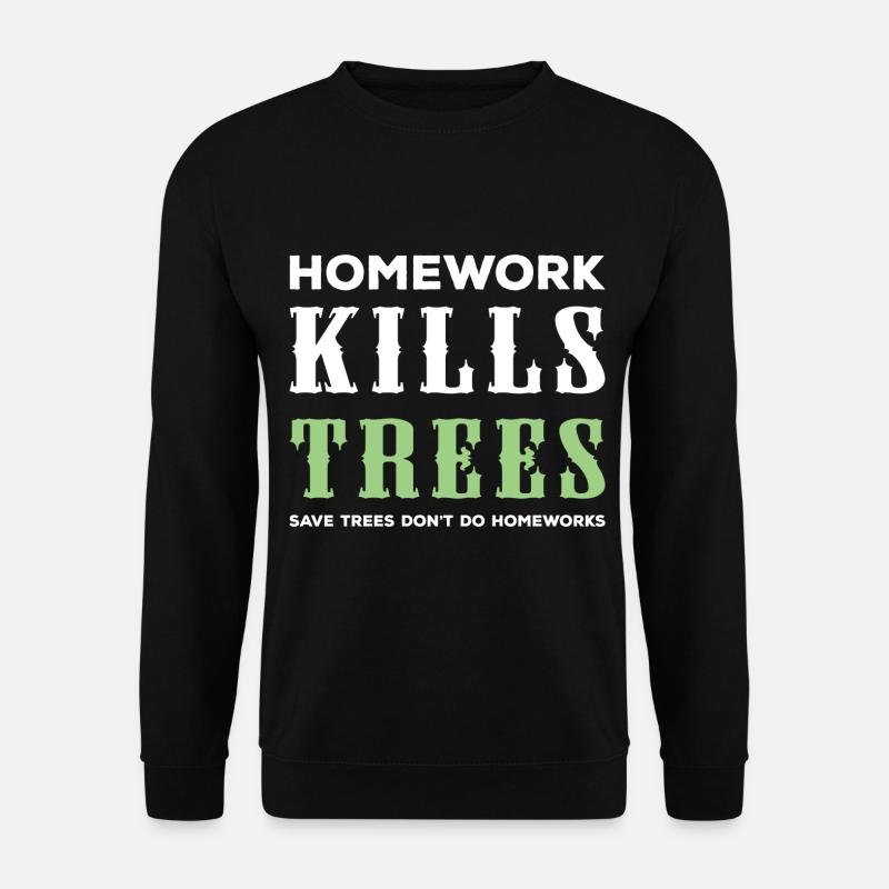 homework - Unisex Sweatshirt - black