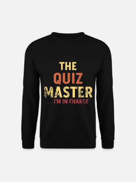 Quiz Master - Unisex Sweatshirt - black