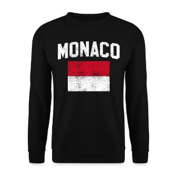 Monaco - Unisex Pullover - Schwarz - Vorne - Alina (178cm) & Michal (187cm)