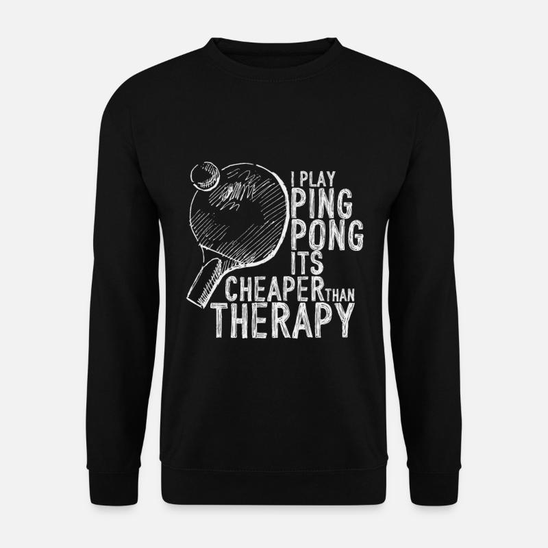 ping-pong - Unisex Sweatshirt - black