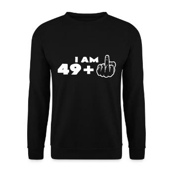 50ème anniversaire - Sweat-shirt Unisexe - noir - Devant - Alina (178cm) & Michal (187cm)