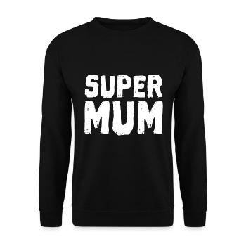 Muttertag Muttertag Mutter Tag Mutti Mama - Unisex Pullover - Schwarz - Vorne - Alina (178cm) & Michal (187cm)