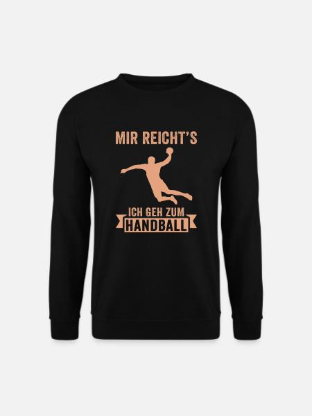 mir reichts's ich geh zum handball - Unisex Pullover - Schwarz