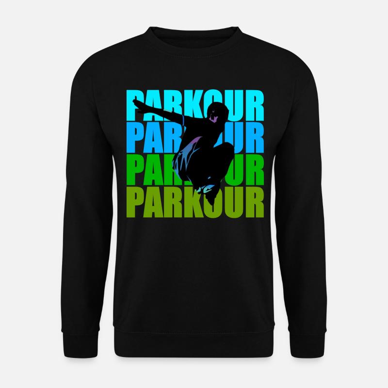 Parkour - Unisex Pullover - Schwarz