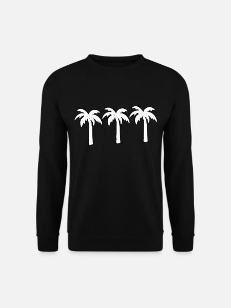 Palm Trees - Hawaii - Unisex Sweatshirt - black